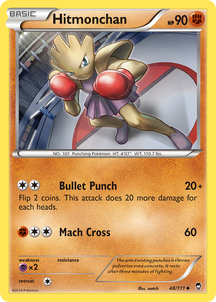 Hitmonchan (48/111) [XY: Furious Fists] | Deep Dive Games St. Marys