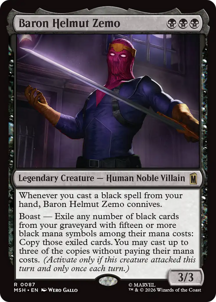 Baron Helmut Zemo [Marvel Super Heroes] | Deep Dive Games St. Marys