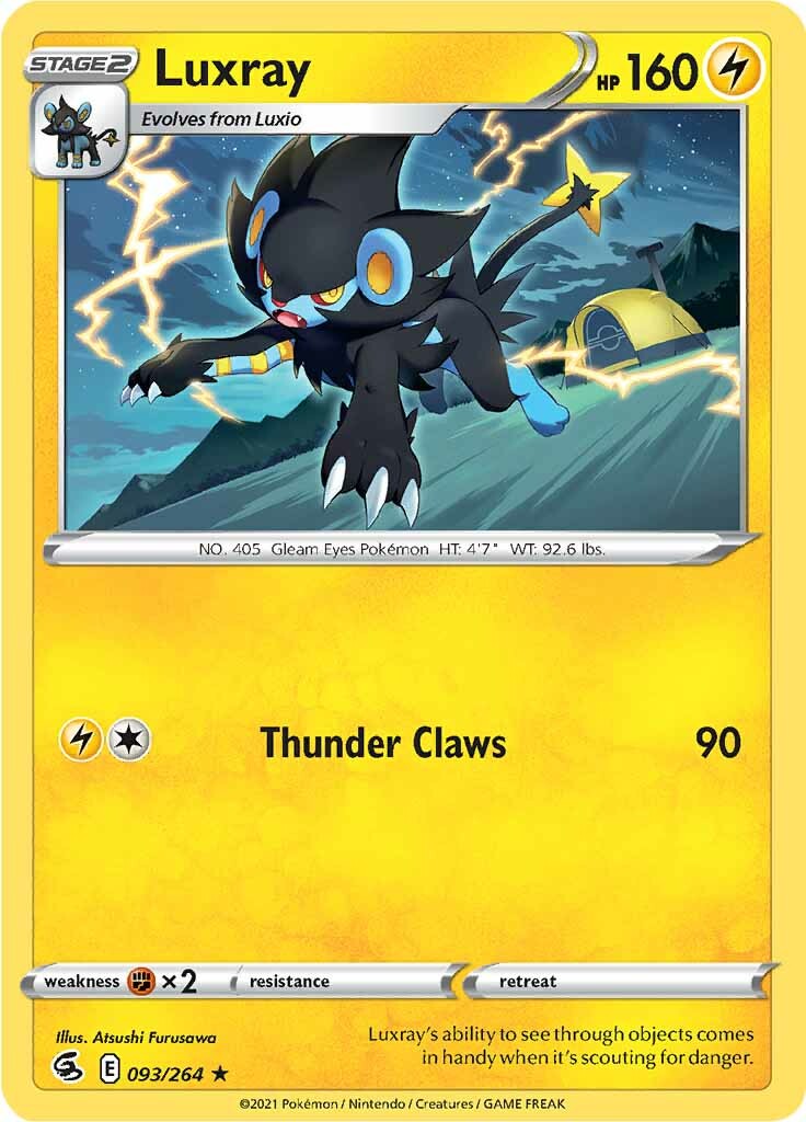 Luxray (093/264) [Sword & Shield: Fusion Strike] | Deep Dive Games St. Marys