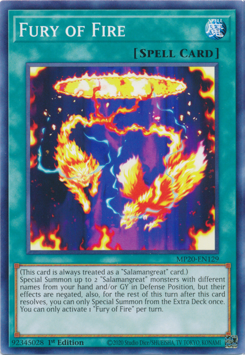 Fury of Fire [MP20-EN129] Common | Deep Dive Games St. Marys