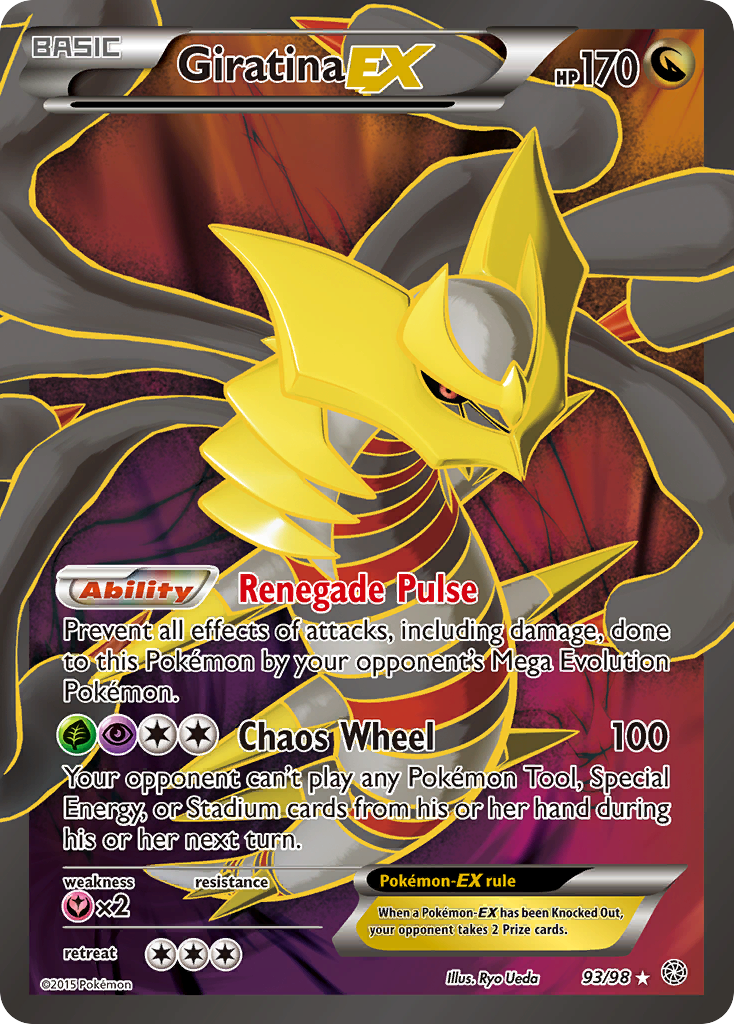 Giratina EX (93/98) [XY: Ancient Origins] | Deep Dive Games St. Marys