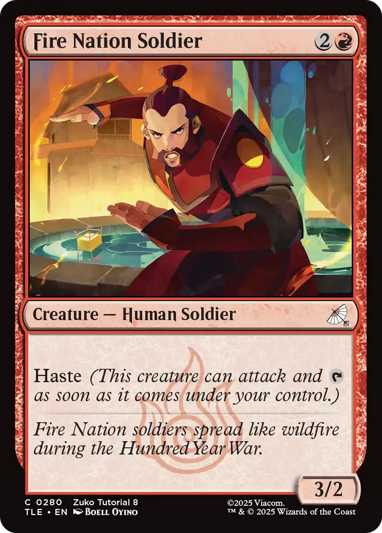 Fire Nation Soldier (0280) [Avatar: The Last Airbender: Eternal-Legal] | Deep Dive Games St. Marys
