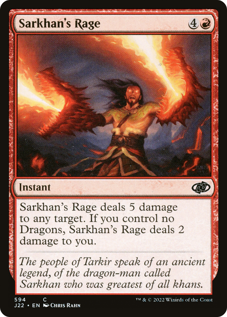 Sarkhan's Rage [Jumpstart 2022] | Deep Dive Games St. Marys
