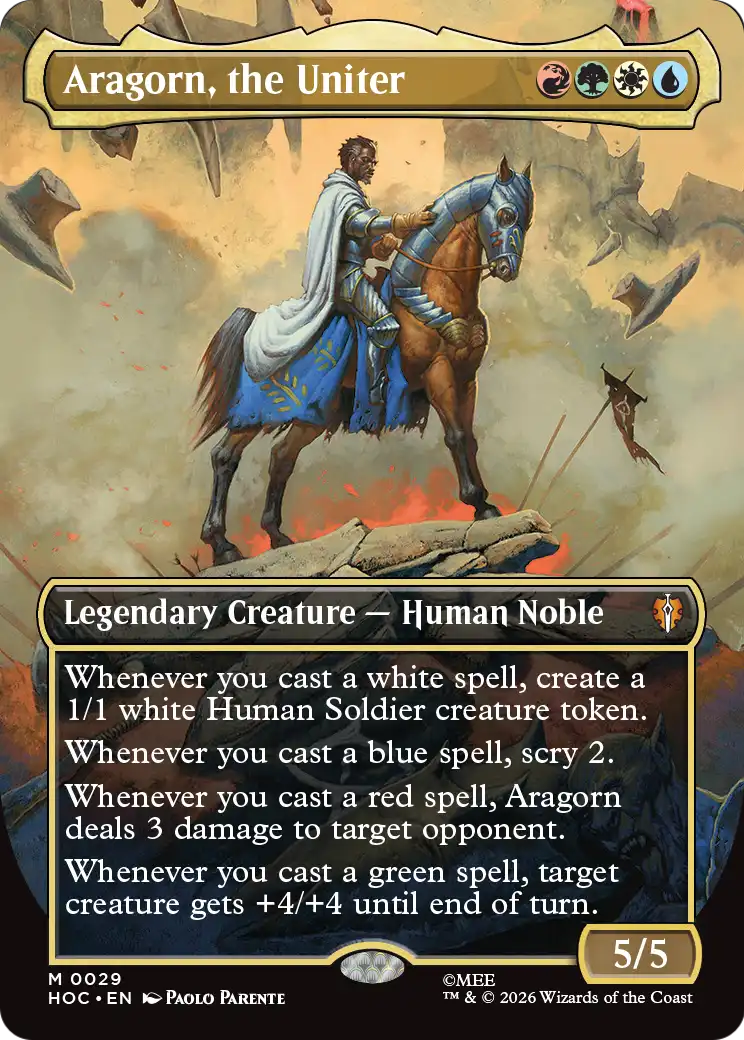 Aragorn, the Uniter (Borderless) [The Hobbit: Eternal-Legal] | Deep Dive Games St. Marys