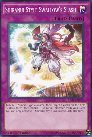 Shiranui Style Swallow's Slash [BOSH-EN075] Common | Deep Dive Games St. Marys