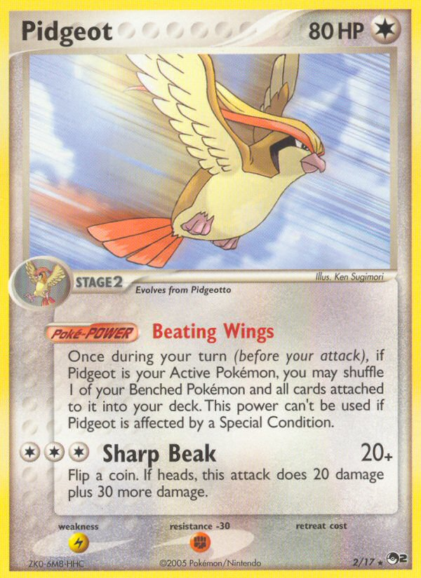 Pidgeot (2/17) [POP Series 2] | Deep Dive Games St. Marys