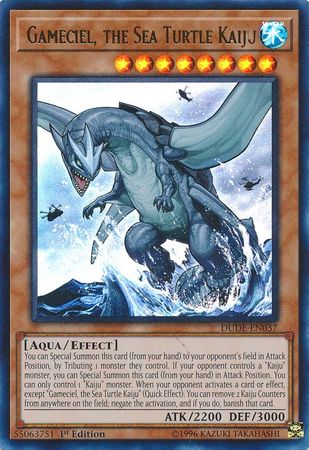 Gameciel, the Sea Turtle Kaiju [DUDE-EN037] Ultra Rare | Deep Dive Games St. Marys