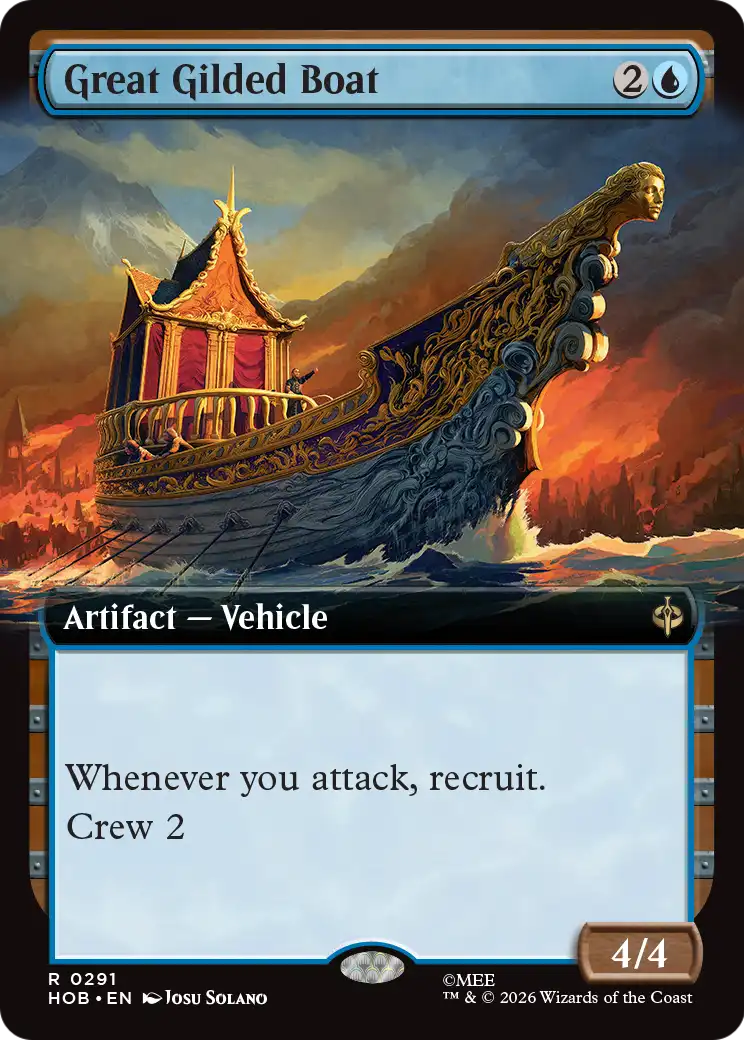 Great Gilded Boat (Extended Art) [The Hobbit] | Deep Dive Games St. Marys