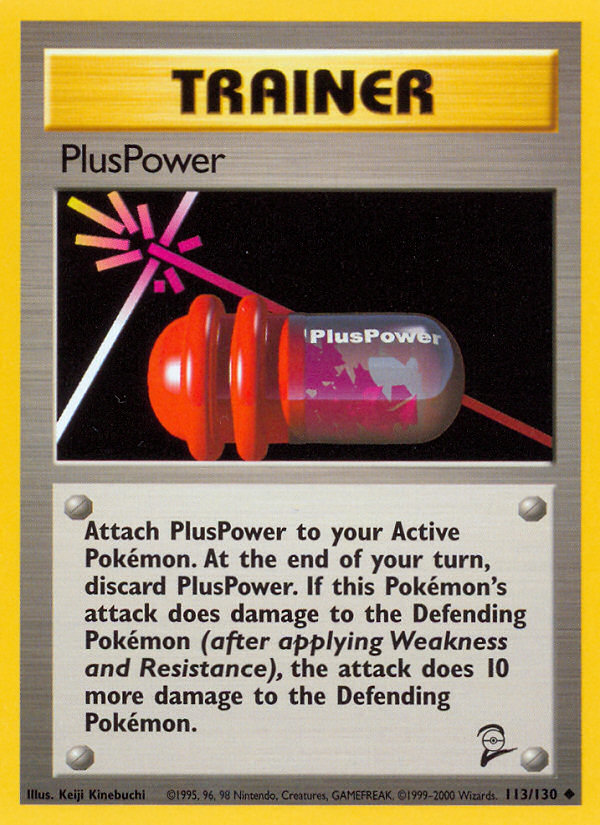 PlusPower (113/130) [Base Set 2] | Deep Dive Games St. Marys