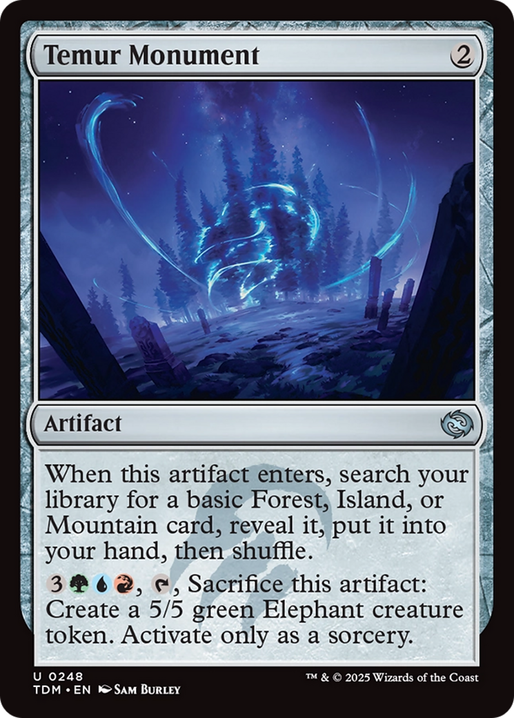 Temur Monument [Tarkir: Dragonstorm] | Deep Dive Games St. Marys