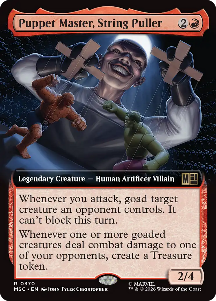 Puppet Master, String Puller (Extended Art) [Marvel Super Heroes Commander] | Deep Dive Games St. Marys