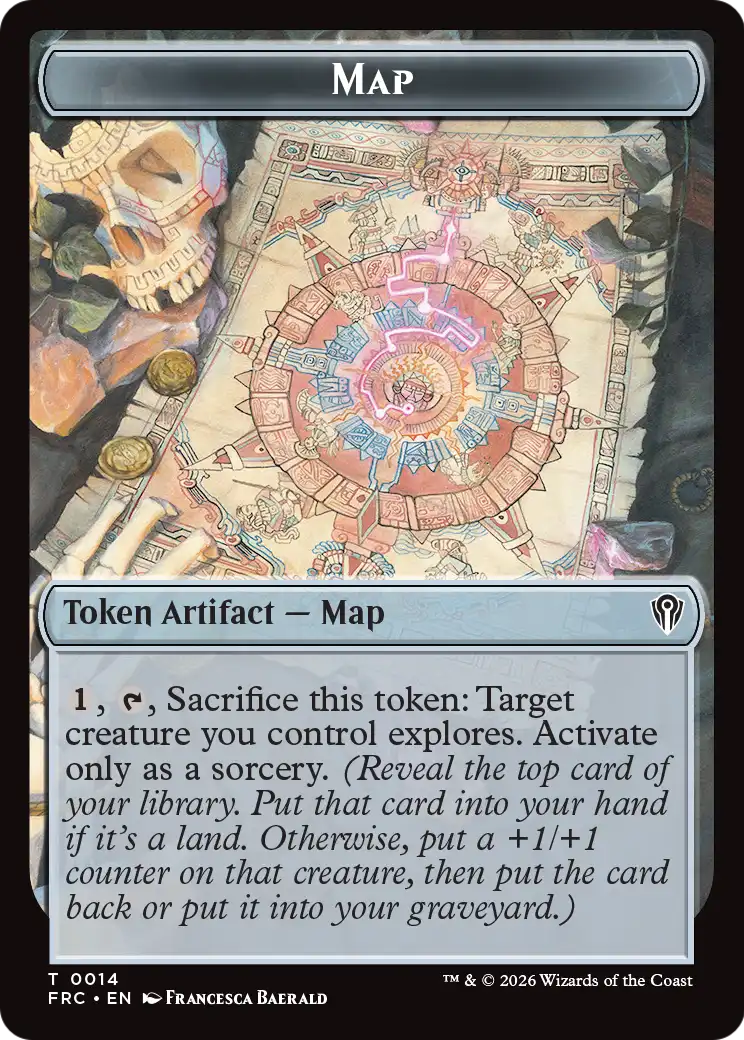 Cadet // Map Double-Sided Token [Reality Fracture Commander Tokens] | Deep Dive Games St. Marys