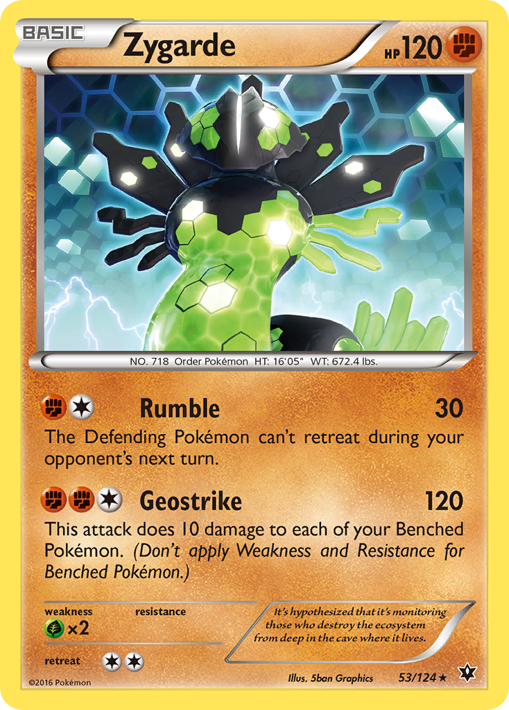 Zygarde (53/124) [XY: Fates Collide] | Deep Dive Games St. Marys