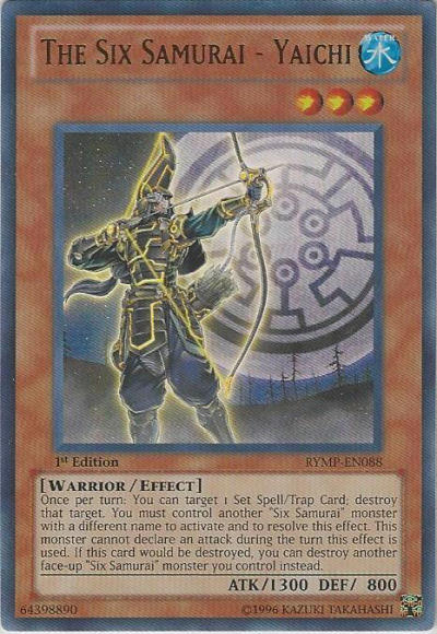 The Six Samurai - Yaichi [RYMP-EN088] Ultra Rare | Deep Dive Games St. Marys