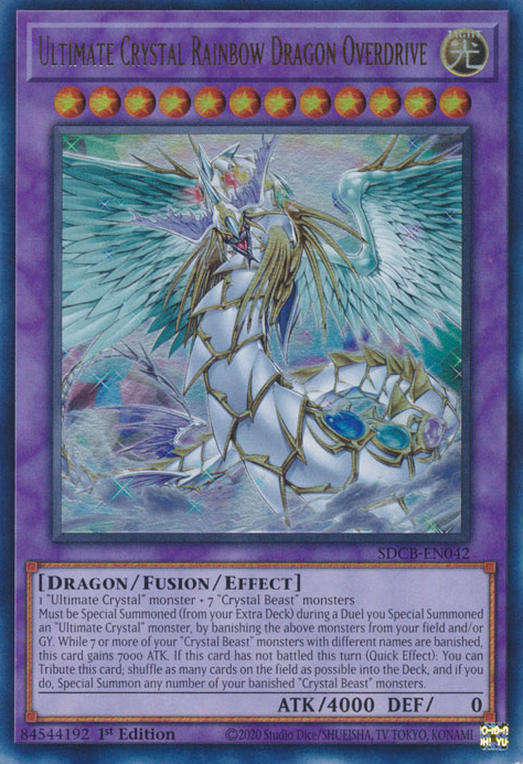 Ultimate Crystal Rainbow Dragon Overdrive [SDCB-EN042] Ultra Rare | Deep Dive Games St. Marys