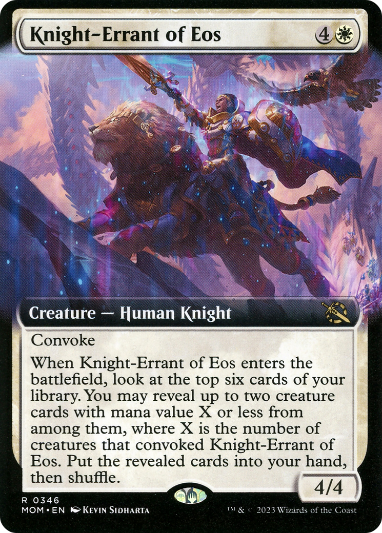 Knight-Errant of Eos (Extended Art) [March of the Machine] | Deep Dive Games St. Marys