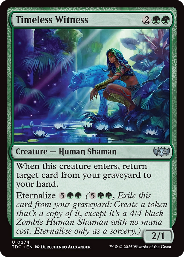 Timeless Witness [Tarkir: Dragonstorm Commander] | Deep Dive Games St. Marys