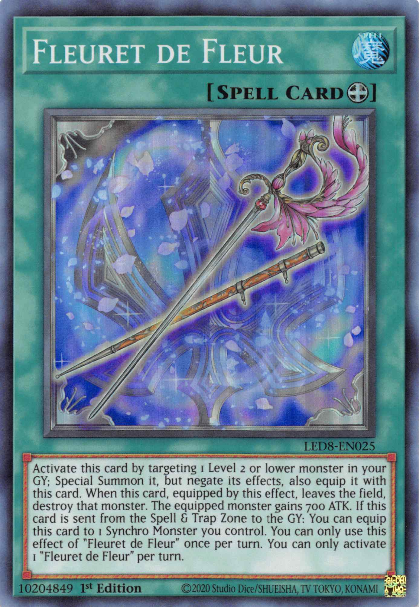 Fleuret de Fleur [LED8-EN025] Super Rare | Deep Dive Games St. Marys