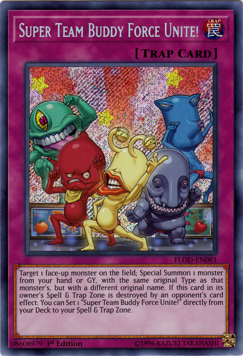 Super Team Buddy Force Unite! [FLOD-EN081] Secret Rare | Deep Dive Games St. Marys