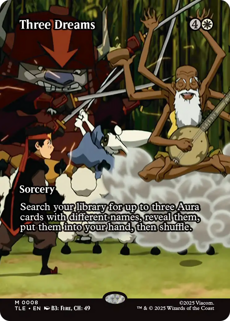 Three Dreams (Borderless) [Avatar: The Last Airbender: Eternal-Legal] | Deep Dive Games St. Marys