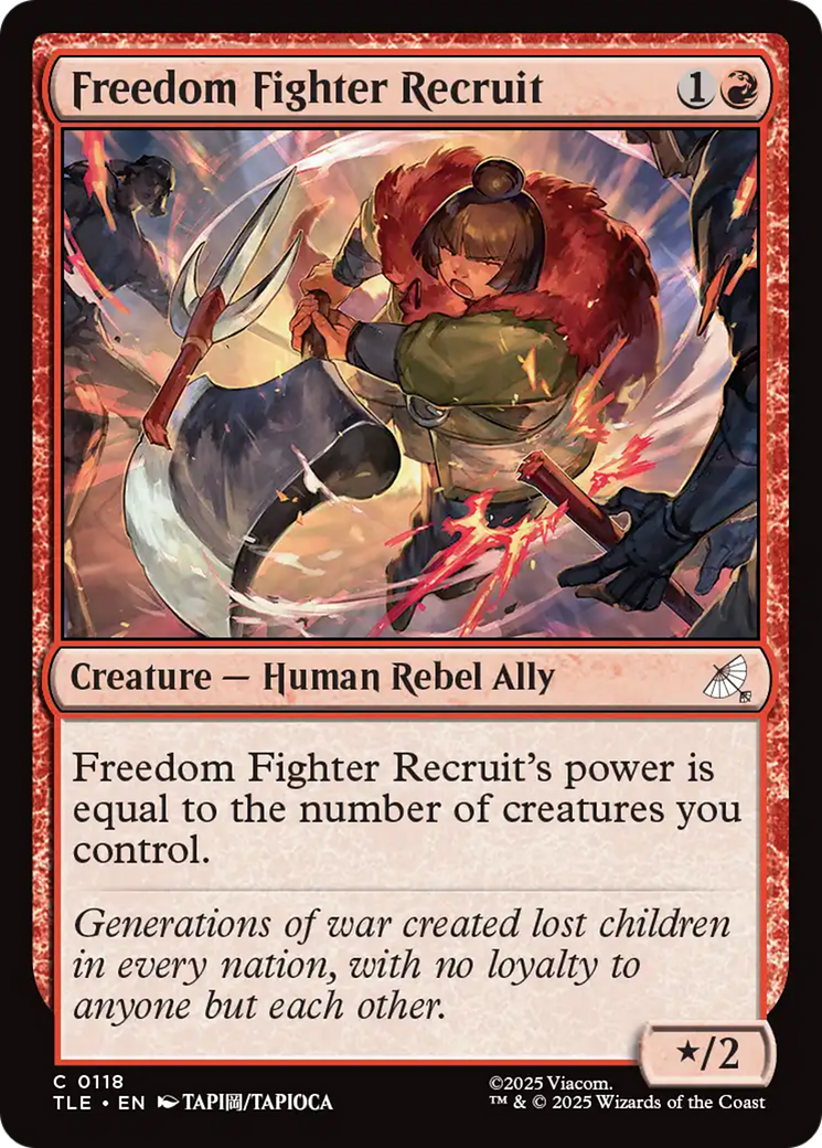 Freedom Fighter Recruit [Avatar: The Last Airbender: Eternal-Legal] | Deep Dive Games St. Marys