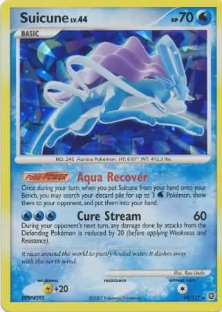 Suicune (19/132) (Cracked Ice Holo) [Diamond & Pearl: Secret Wonders] | Deep Dive Games St. Marys