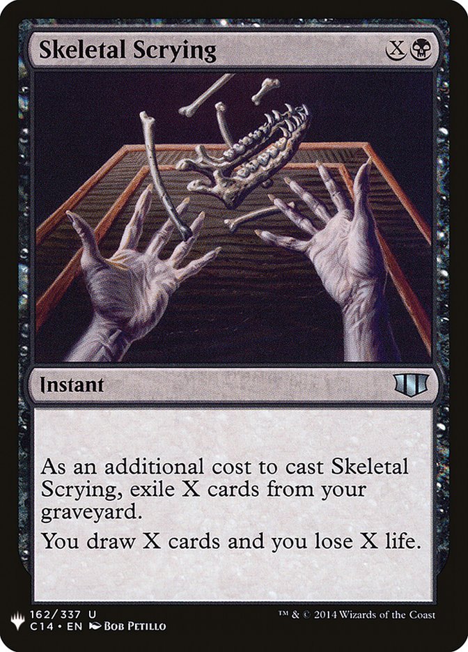 Skeletal Scrying [Mystery Booster] | Deep Dive Games St. Marys