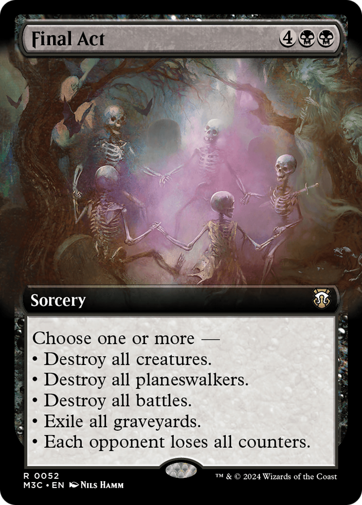 Final Act (Extended Art) (Ripple Foil) [Modern Horizons 3 Commander] | Deep Dive Games St. Marys
