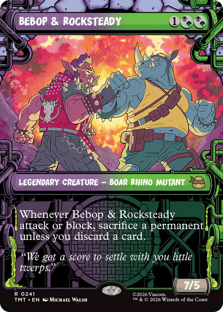 Bebop & Rocksteady (Showcase) [Teenage Mutant Ninja Turtles] | Deep Dive Games St. Marys