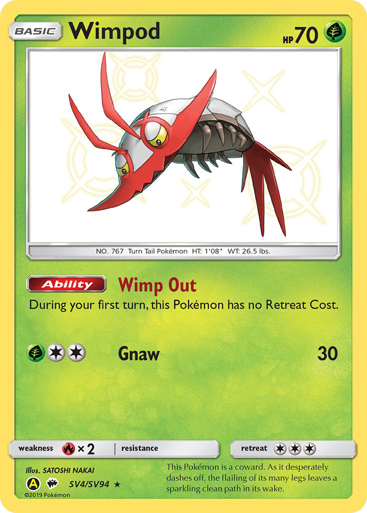 Wimpod (SV4/SV94) [Sun & Moon: Hidden Fates - Shiny Vault] | Deep Dive Games St. Marys