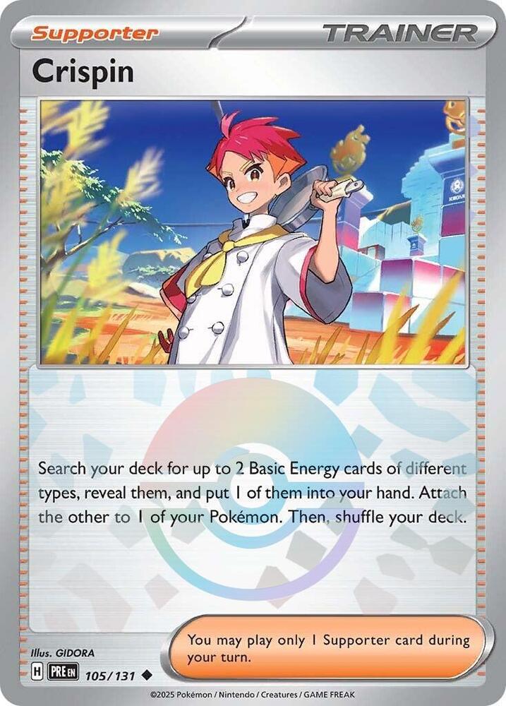 Crispin (105/131) (Poke Ball Pattern) [Scarlet & Violet: Prismatic Evolutions] | Deep Dive Games St. Marys