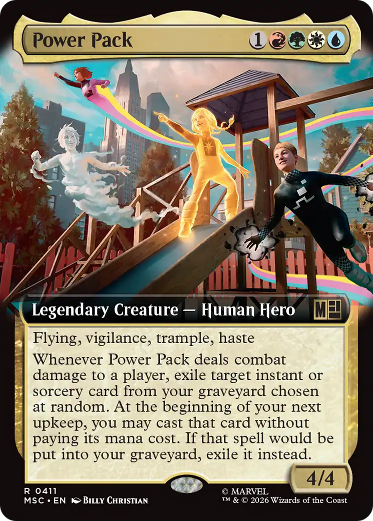 Power Pack (Extended Art) [Marvel Super Heroes Commander] | Deep Dive Games St. Marys