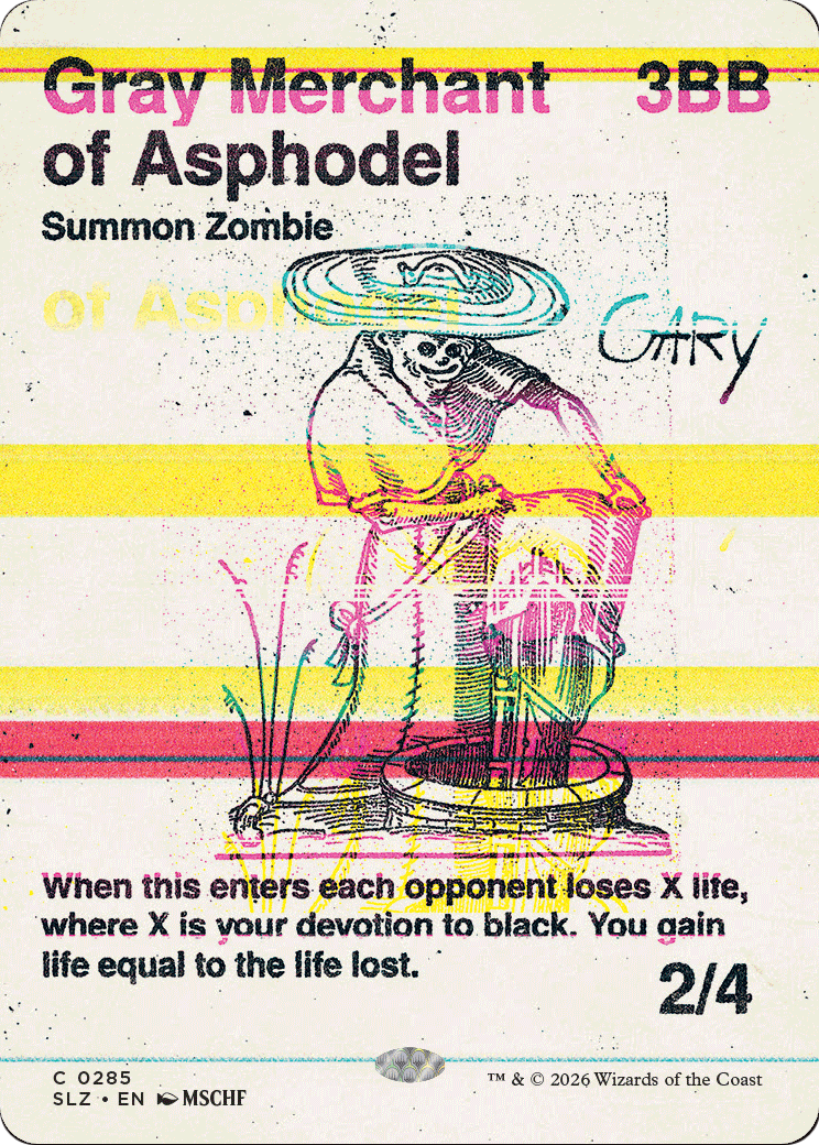 Gray Merchant of Asphodel (0285) [Secret Lair x MSCHF: The Zeta Set] | Deep Dive Games St. Marys