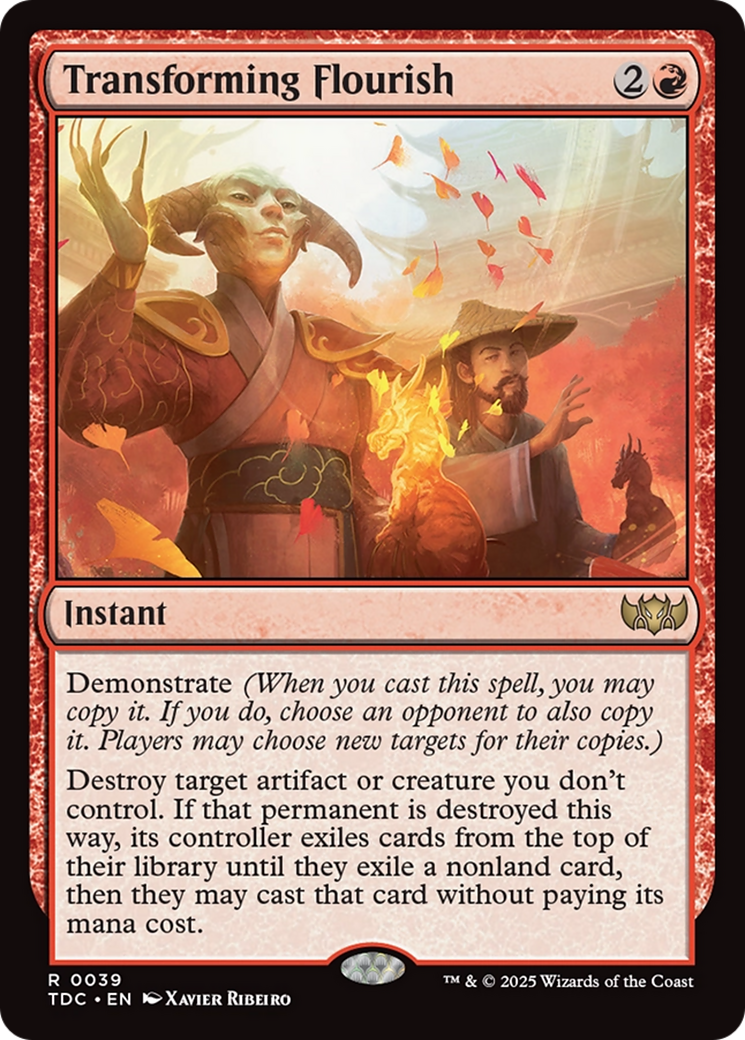 Transforming Flourish [Tarkir: Dragonstorm Commander] | Deep Dive Games St. Marys
