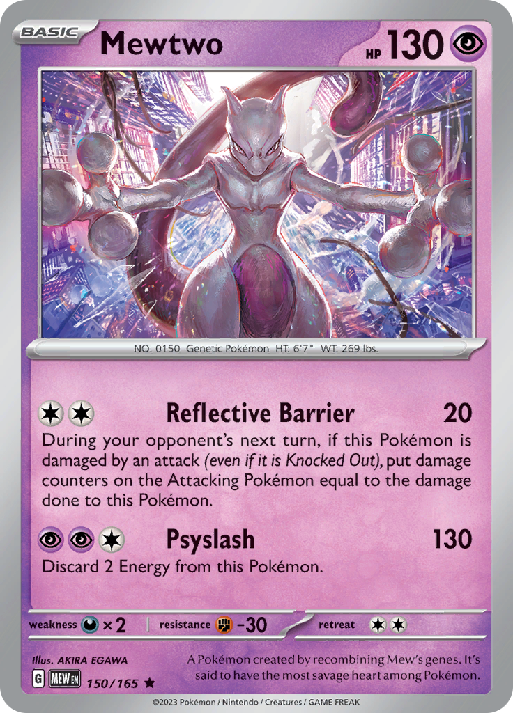 Mewtwo (150/165) [Scarlet & Violet 151] | Deep Dive Games St. Marys