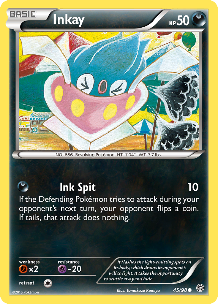 Inkay (45/98) [XY: Ancient Origins] | Deep Dive Games St. Marys