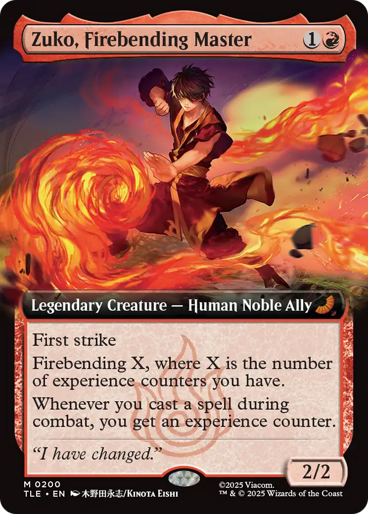 Zuko, Firebending Master (Extended Art) [Avatar: The Last Airbender: Eternal-Legal] | Deep Dive Games St. Marys