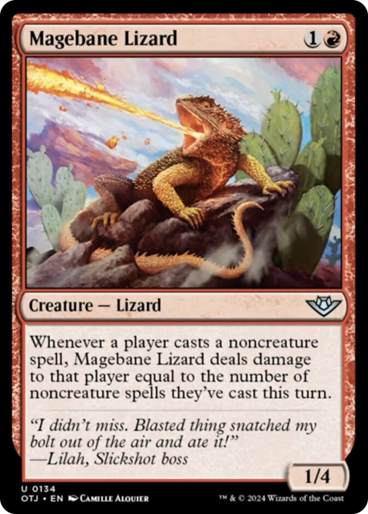 Magebane Lizard [Outlaws of Thunder Junction] | Deep Dive Games St. Marys
