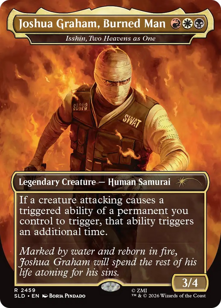 Joshua Graham, Burned Man - Isshin, Two Heavens as One [Secret Lair Drop Series] | Deep Dive Games St. Marys