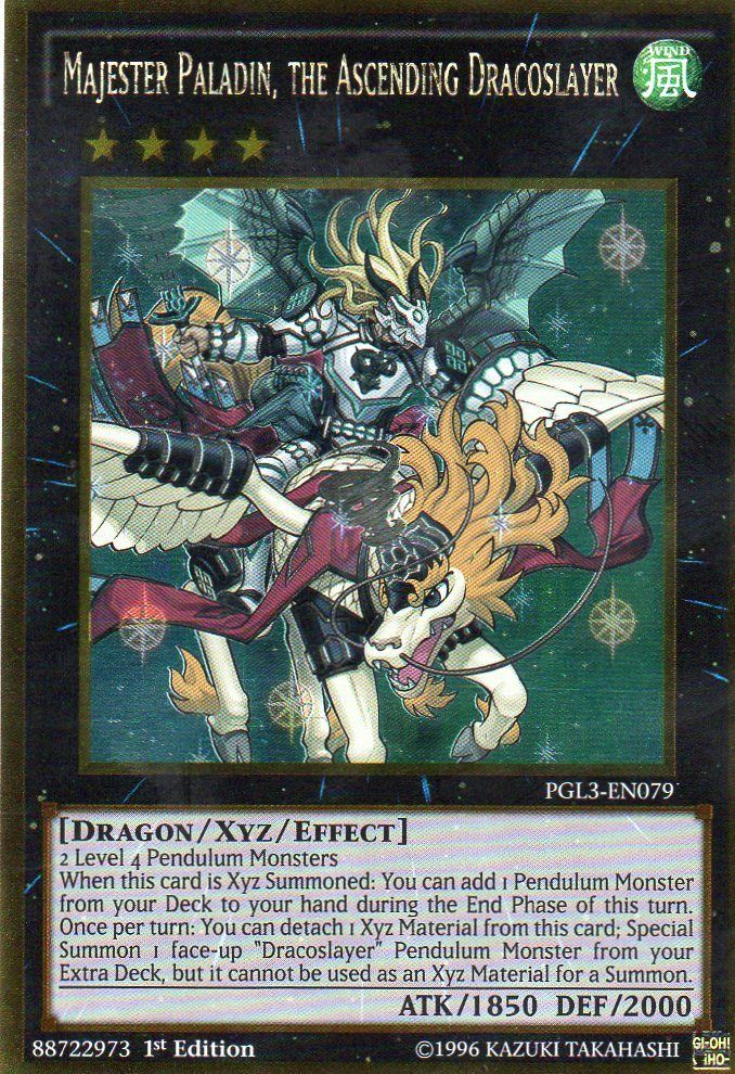 Majester Paladin, the Ascending Dracoslayer [PGL3-EN079] Gold Rare | Deep Dive Games St. Marys