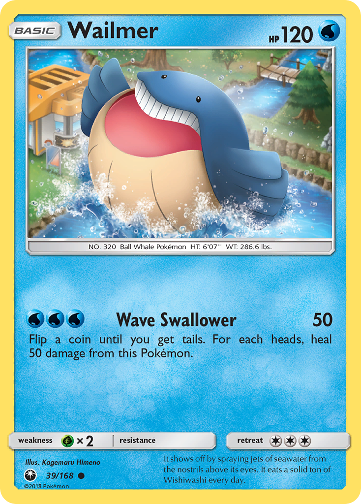 Wailmer (39/168) [Sun & Moon: Celestial Storm] | Deep Dive Games St. Marys