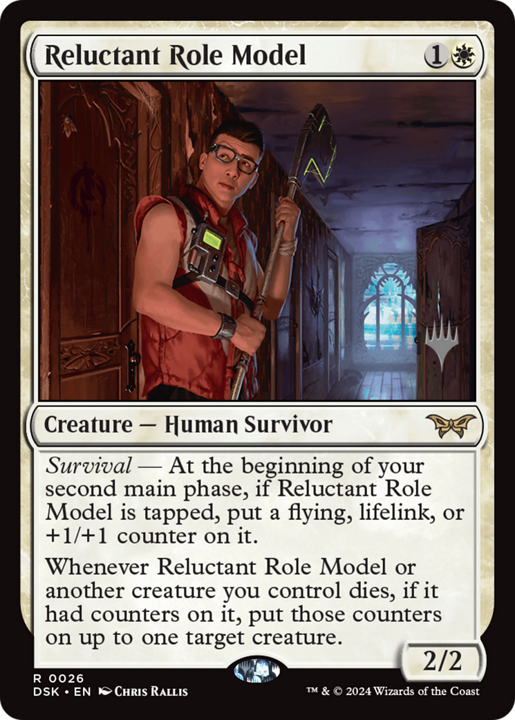 Reluctant Role Model (Promo Pack) [Duskmourn: House of Horror Promos] | Deep Dive Games St. Marys