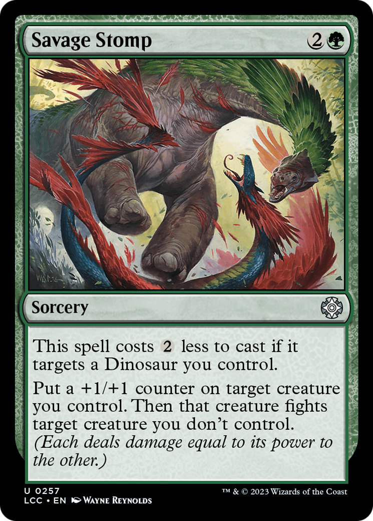 Savage Stomp [The Lost Caverns of Ixalan Commander] | Deep Dive Games St. Marys