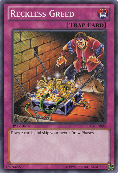 Reckless Greed [BP01-EN095] Common | Deep Dive Games St. Marys