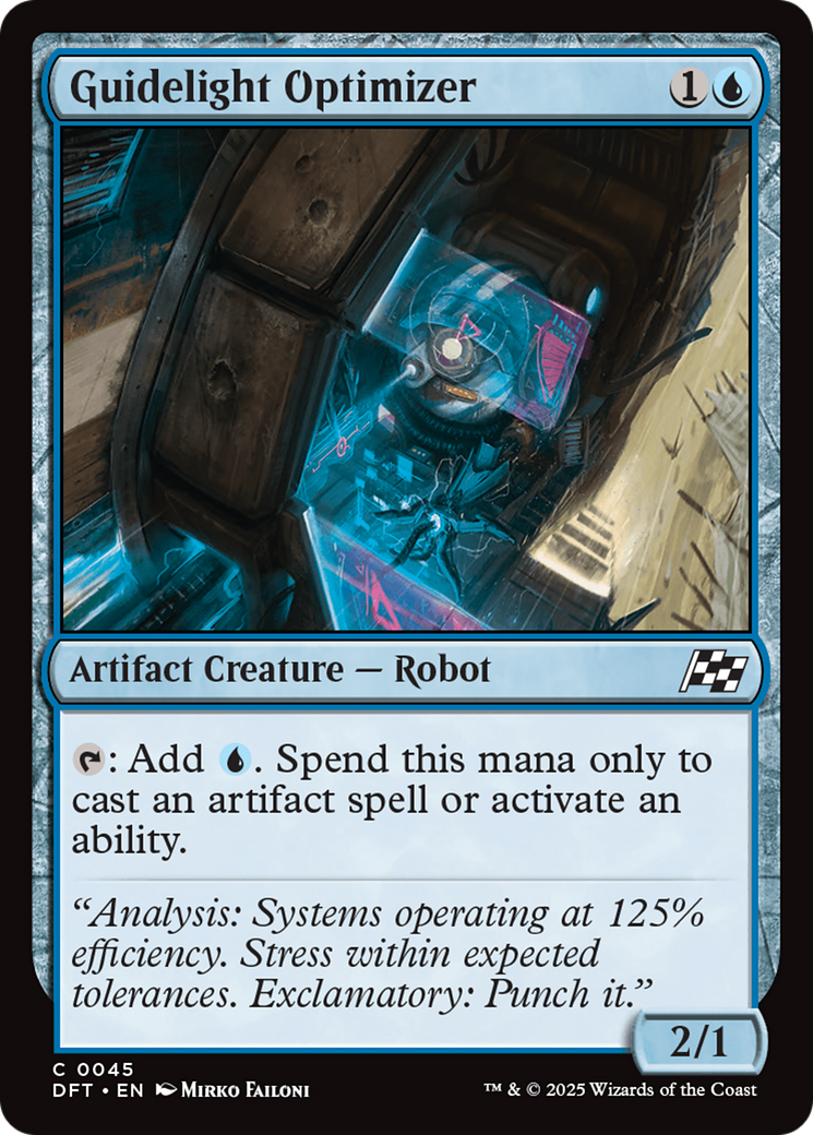 Guidelight Optimizer [Aetherdrift] | Deep Dive Games St. Marys