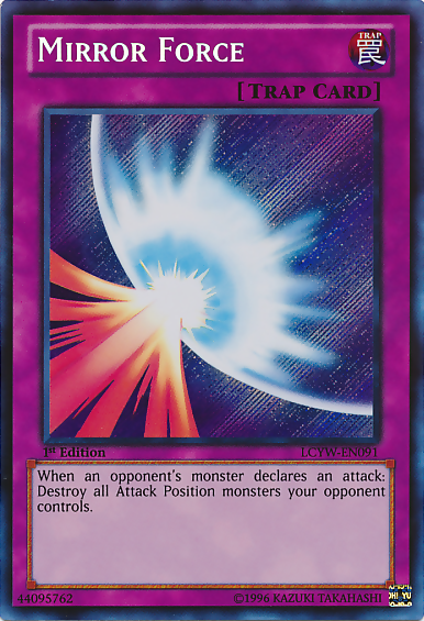 Mirror Force [LCYW-EN091] Secret Rare | Deep Dive Games St. Marys