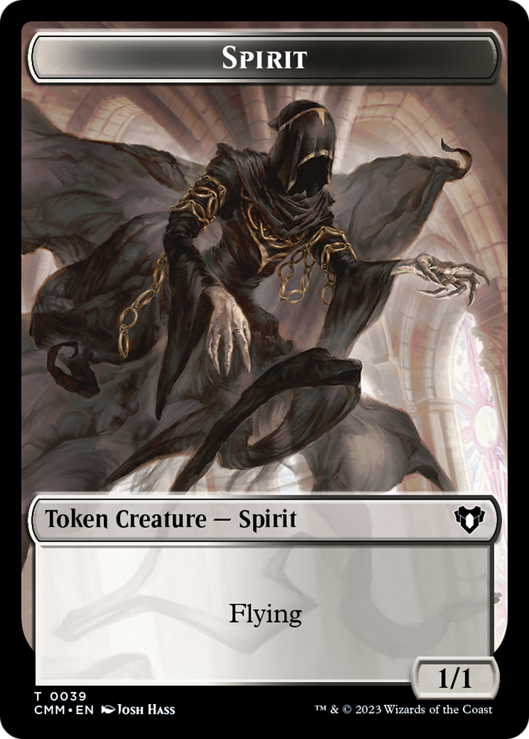 Spirit // Eldrazi Scion Double-Sided Token [Commander Masters Tokens] | Deep Dive Games St. Marys