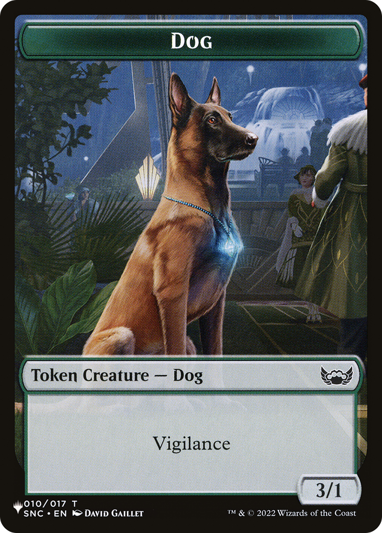 Shapeshifter // Dog Double-Sided Token [The List] | Deep Dive Games St. Marys