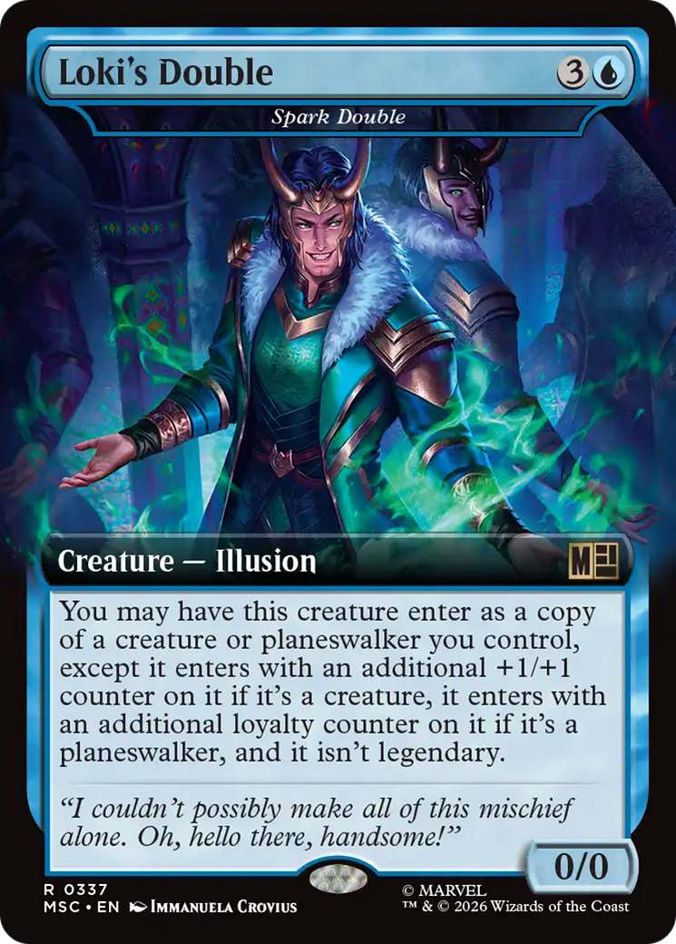 Loki's Double - Spark Double (Extended Art) [Marvel Super Heroes Commander] | Deep Dive Games St. Marys