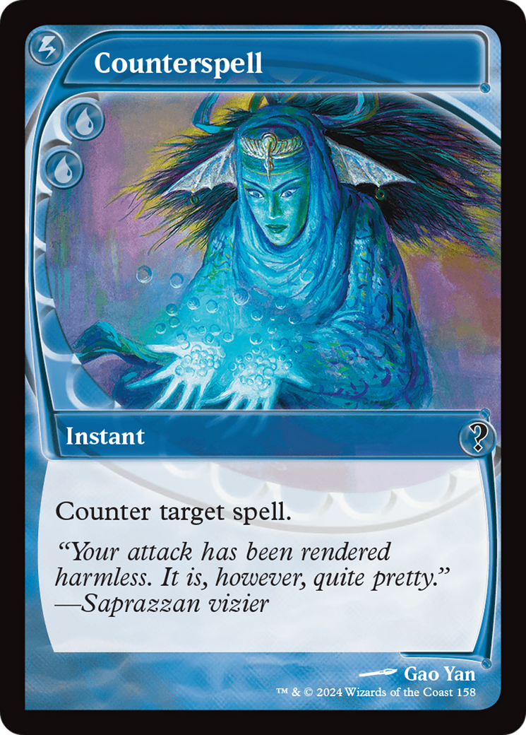 Counterspell (Future Sight) [Mystery Booster 2] | Deep Dive Games St. Marys